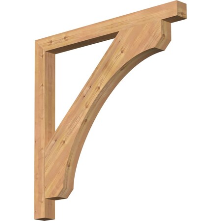 Legacy Block Smooth Bracket, Western Red Cedar, 3 1/2W X 44D X 44H